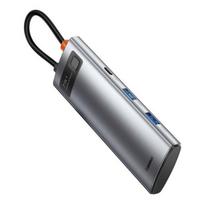 baseus hdmi usb c hub rj45 - Baseus USB HUB 1x RJ-45 1x USB-C + 3x USB-A 3.0 (BSU3032) - 5 nuotrauka