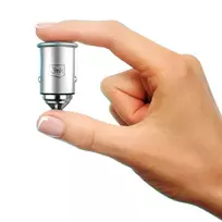 car charger pd - Automobilinis įkroviklis 3MK HyperCar, USB/USB Type-C, sidabro, 30 W - 7 nuotrauka