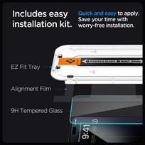 spigen glas.tr ez fit 2 pack - Spigen "Glas.tR EZ Fit" Grūdintas stiklas Apple iPhone 15 Pro - 2 vnt. Skaidrus (Clear) - 5 nuotrauka
