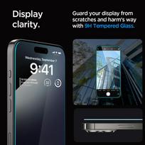 spigen glas.tr ez fit 2 pack - Spigen "Glas.tR EZ Fit" Grūdintas stiklas Apple iPhone 15 Pro - 2 vnt. Skaidrus (Clear) - 7 nuotrauka