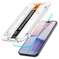 spigen glas.tr ez fit 2 pack - Spigen "Glas.tR EZ Fit" Grūdintas stiklas Apple iPhone 15 Pro - 2 vnt. Skaidrus (Clear) - 11 nuotrauka