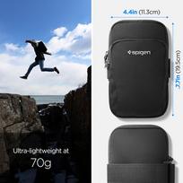 rankine telefonui - Spigen Dynamic Shield A702 Armband Black - 4 nuotrauka