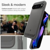 pixel 9 xl - Spigen "Rugged Armor Google Pixel 9 PRO XL" Marble Grey - 8 nuotrauka