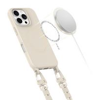 iphone geltona - Tech-Protect "Magnecklace MagSafe Case iPhone 16 Pro Max" Latte - 4 nuotrauka
