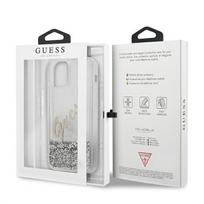 apple iphone 6 - Guess "GUHCP12LGLVSSI Liquid Glitter Vintage Cover iPhone 12 Pro Max" Silver - 2 nuotrauka