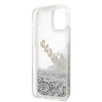 apple iphone 6 - Guess "GUHCP12LGLVSSI Liquid Glitter Vintage Cover iPhone 12 Pro Max" Silver - 3 nuotrauka