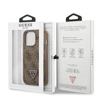 iphone 13 pro - Guess "4G Saffiano Double Card Case iPhone 13 Pro" Brown - 2 nuotrauka