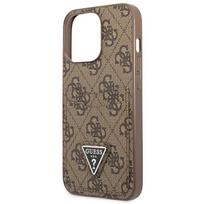 iphone 13 pro - Guess "4G Saffiano Double Card Case iPhone 13 Pro" Brown - 4 nuotrauka