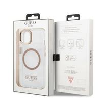 iphone 13 telefono deklas guess - Guess "GUHMP13MHTRMD Metal Outline Magsafe iPhone 13" Gold - 2 nuotrauka