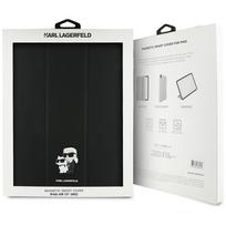 ipad air m2 - Karl Lagerfeld Saffiano Magnetic Karl & Choupette iPad Air 13" 2024 Black - 2 nuotrauka