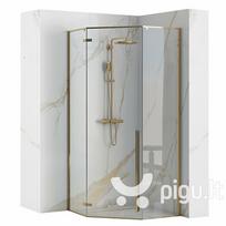 Dušo kabina REA Diamond 90x90, light gold