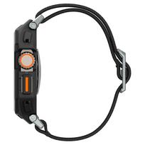 apple watch ultra apyrankes - Spigen Lite Fit Pro dėklas su dirželiu Apple Watch Ultra 1/2 (49mm) Matinė juoda (Matte Black) - 12 nuotrauka