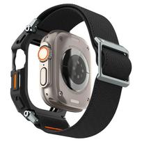 apple watch ultra apyrankes - Spigen Lite Fit Pro dėklas su dirželiu Apple Watch Ultra 1/2 (49mm) Matinė juoda (Matte Black) - 15 nuotrauka