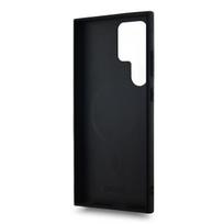 galaxio - Dėklas DKNY Leather Checkered Mono Pattern MagSafe Samsung Galaxy S24 Ultra Juodas (Black) - 3 nuotrauka