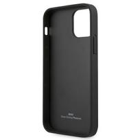 iphone 12 mini dekliukas - BMW Leather Curve Perforate Case for iPhone 12 mini - Black - 3 nuotrauka