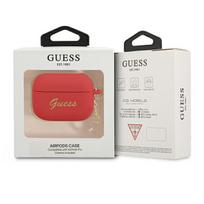 apple airpods ausines - Guess GUAPLSCHSR Silicone Case for Airpods Pro Red - 2 nuotrauka