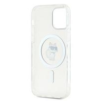 apple 12 deklas magsafe - Apple "Karl Lagerfeld IML Choupette MagSafe Case for iPhone 12/12 Pro" Skaidrus (Transparent) - 3 nuotrauka
