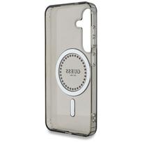 samsung galaxy s25 black - Guess "Rhinestones Printed Classic Logo MagSafe Case Galaxy S25" Black - 3 nuotrauka