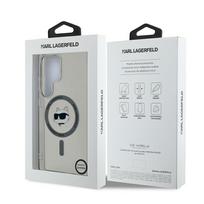 magsafe s25 ultra - Karl Lagerfeld "Button Choupette Head Printed Logo MagSafe Galaxy S25 Ultra" Black - 2 nuotrauka