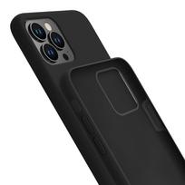 iphone 11 pro max case - 3MK "Silicone Case Apple iPhone 11 Pro Max" Black - 2 nuotrauka