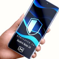 xiaomi 14 apsauga - Hybrid glass 3mk FlexibleGlass™ for Xiaomi Redmi Note 14 4G - 2 nuotrauka