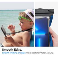telefonas - Spigen "Shield A601 Universal Waterproof Case" Black 2 pack - 5 nuotrauka