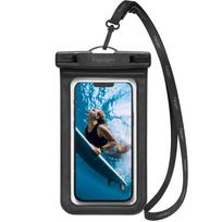 telefonas - Spigen "Shield A601 Universal Waterproof Case" Black 2 pack - 9 nuotrauka