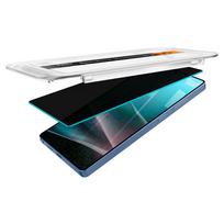 spigen glas.tr ez fit 2 pack - Spigen "Glas.TR EZ FIT HD Privacy Glass for Samsung Galaxy S25 Ultra" Juodas (Black) 2vnt - 5 nuotrauka