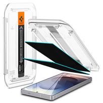 spigen glas.tr ez fit 2 pack - Spigen "Glas.TR EZ FIT HD Privacy Glass for Samsung Galaxy S25 Ultra" Juodas (Black) 2vnt - 7 nuotrauka