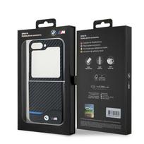 z flip6 - BMW "Carbon Blue Line Case Galaxy Z Flip 6" Black - 2 nuotrauka