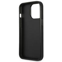 deklas iphone 13 guess - Guess "PU Saffiano Triangle Case iPhone 13 Pro" Silver - 3 nuotrauka