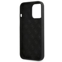 iphone 13 pro max magsafe case - Guess "GUHMP13XLSLMGBK Silicone Script Gold Logo Case iPhone 13 Pro Max" - 3 nuotrauka