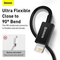 usb c lightning baseus - Baseus CALYS-C01 Black - 8 nuotrauka