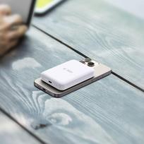 baterija 13 - Tech-Protect LifeMag PB11 su MagSafe 10000mAh 15W Baltas (White) - 3 nuotrauka