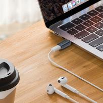 usb c i lightning adapteris - Tech Protect USB-C( male ) / Lightning (female) adapteris - pilkos spalvos - 3 nuotrauka
