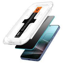 samsung galaxy s25 stikliukai - Spigen "Glas.TR EZ FIT HD Privacy Glass for Samsung Galaxy S24/S25" Juodas (Black) 2vnt - 7 nuotrauka