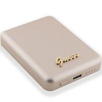5000mah powerbank magsafe - Guess GUPBM5ALGSGD, 5000mAh, 15W, MagSafe Metal Script Logo, auksinis - 3 nuotrauka