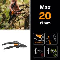 sodo zirkles - Fiskars Single Step Bypass P26 - 2 nuotrauka