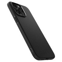 iphone telefonai - Spigen "Liquid Air iPhone 15 Pro" Matte Black - 9 nuotrauka