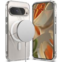 pixel 9 deklas - Ringke "Fusion MagSafe Case for Google Pixel 9 / 9 Pro" Skaidrus (Clear) - 8 nuotrauka