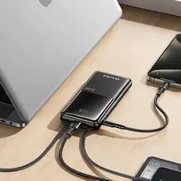 10000 power bank - Awei P76K 10000mAh 22.5W Juodas (Black) - 2 nuotrauka