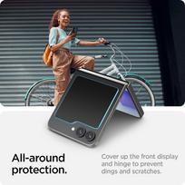 z flip6 - Spigen Glas.TR Sam Z Flip 6 2pcs/2pcs "EZ FIT" AGL07972 tempered glass - 4 nuotrauka