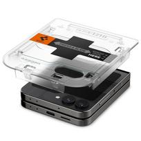 z flip6 - Spigen Glas.TR Sam Z Flip 6 2pcs/2pcs "EZ FIT" AGL07972 tempered glass - 7 nuotrauka