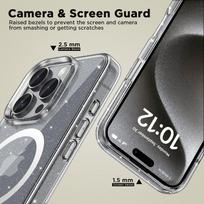 apple iphone 16 pro max magsafe - Tech-Protect "FlexAir Hybrid Magsafe Case iPhone 16 Pro Max" Glitter - 4 nuotrauka