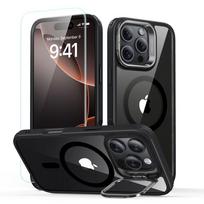 esr iphone 16 pro - ESR Classic Hybrid Kickstand Halolock MagSafe Dėklas + Grūdintas Stiklas iPhone 16 Pro - Skaidrus (Clear) - 2 nuotrauka