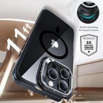 esr iphone 16 pro - ESR Classic Hybrid Kickstand Halolock MagSafe Dėklas + Grūdintas Stiklas iPhone 16 Pro - Skaidrus (Clear) - 5 nuotrauka