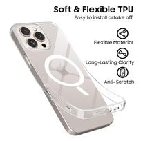 apple iphone 16 pro max magsafe - Tech-Protect "FlexAir Magsafe Case Apple iPhone 16 Pro Max" Transparent/ White - 2 nuotrauka