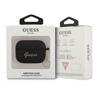 airpods senukai - Guess Silicone Charm Cover for Airpods Pro Black - 2 nuotrauka