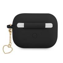 airpods senukai - Guess Silicone Charm Cover for Airpods Pro Black - 3 nuotrauka