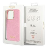 crocs lt - Guess GUHCP14LHGCRHP iPhone 14 Pro 6,1 colio eilinis/rožinis kietas dėklas Croco kolekcija - 2 nuotrauka